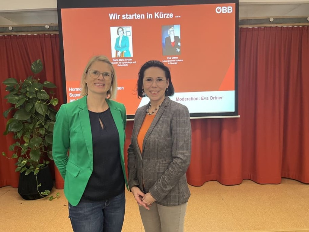 Wien, 14.11.2024 ÖBB-Tagung. Dr. Gruber mit Mag. Ortner ©privat